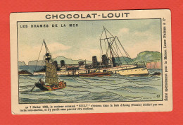 Chocolat Louit, Les Drames De La Mer, Croiseur Cuirassé Sully - Louit