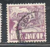 DUTCH INDIA INDIE INDE NEDERLANDS HOLLAND OLANDESE OLANDESI INDIES 1933 1937 RICE FIELD SCENE 2c USED USATO OBLITERE' - Nederlands-Indië