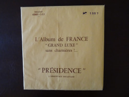 Feuilles Pésidence Année 1987 + Service 85/87 + PA 82/87 - Raccoglitori Con Fogli D'album