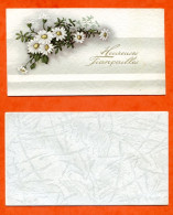 Heureuses Fiançailles   Fleurs Marguerites Avec Enveloppe - Autres & Non Classés