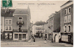 Saint Loup Sur Semouse : Place Du Marché Et Rue Du Mont - Saint-Loup-sur-Semouse