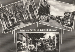 Cartolina - Postcard /  Viaggiata  /  Saluti Da Stigliano   ( Gran Formato ) - Matera