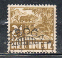 DUTCH INDIA INDIE INDE NEDERLANDS HOLLAND OLANDESE OLANDESI INDIES 1933 1937 RICE FIELD SCENE 2 1/2c USED USATO OBLITERE - Nederlands-Indië