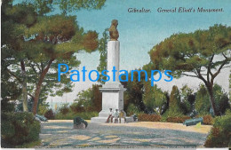 218992 GIBRALTAR GENERAL ELIOTT'S MONUMENT POSTAL POSTCARD - Gibraltar