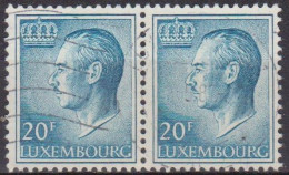 Grande Duc Jean - LUXEMBOURG - Série Courante - Paire - N° 871 - 1975 - Used Stamps