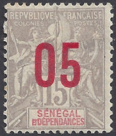 SENEGAL 1912 - Yvert 47* (L) - Soprastampato | - Neufs