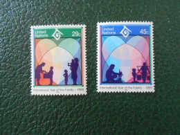 NATIONS-UNIES NEW-YORK YT 649/650 ANNEE INTERNATIONALE DE LA FAMILLE** - Unused Stamps