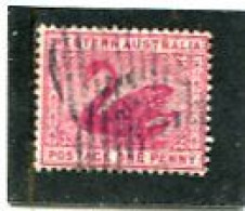 8AUSTRALIA/WESTERN AUSTRALIA - 1890  1d  CARMINE  PERF 14   FINE  USED   SG 95 - Used Stamps