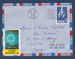 Canada - Aérogramme - Poste Aérienne - 1966 - Aéreo