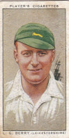 Cricketers 1934  - Players Cigarette Card - 5 Leslie Berry Leicestershire - Player's