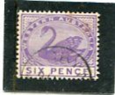 8AUSTRALIA/WESTERN AUSTRALIA - 1893  6d  VIOLET  FINE  USED   SG 100 - Usati