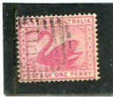 8AUSTRALIA/WESTERN AUSTRALIA - 1898  1d  CARMINE  FINE  USED   SG 112 - Used Stamps