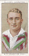 Cricketers 1934  - Players Cigarette Card - 29 BH Valentine, Kent - Player's