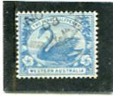 8AUSTRALIA/WESTERN AUSTRALIA - 1901  2 1/2d  BLUE  FINE  USED   SG 114 - Gebruikt