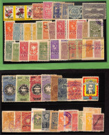ZA0127 - BRAZIL  - STAMPS - FISCAL STAMPS - LARGE LOT Of Revenue Stamps - Strafport