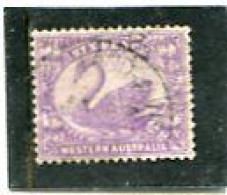 8AUSTRALIA/WESTERN AUSTRALIA - 1906  6d  VIOLET  FINE  USED   SG 115 - Used Stamps
