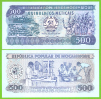 MOZAMBIQUE 500 METICAIS 1983 P-131a UNC - Moçambique