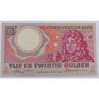 Pays-Bas, 25 Gulden 10.4.1955, BNO037497, VF - 25 Gulden
