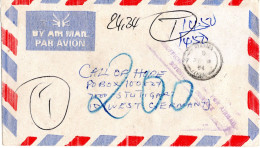 72669 - Kenya - 1984 - Unfrank LpBf NYAMIRA -> Westdeutschland, M Kenyan & Dt Nachportovermerken - Kenya (1963-...)