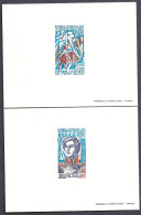 2 Epreuve De Luxe Taaf/fsat Ascension Du Mont Ross YVT 61/62 - Imperforates, Proofs & Errors