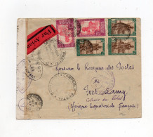 !!! AOF, LETTRE PAR AVION DE BAMAKO - SOUDAN - DE 1943 POUR FORT LAMY AVEC CENSURES - Covers & Documents