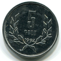 5 LUMA 1994 ARMENIEN ARMENIA Münze UNC #W11101.D.A - Armenia
