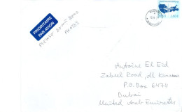 ESTONIA - 2023, STAMP COVER TO DUBAI. - Estonie