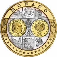 Monaco, Médaille, L'Europe, Monaco, Politics, Society, War, SPL+, Argent - Autres & Non Classés