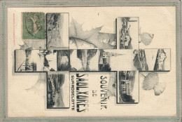 CPA - SAULXURES-sur-MOSELOTTE (88) - Carte Souvenir- Multivues Du Début Du Siècle - Saulxures Sur Moselotte