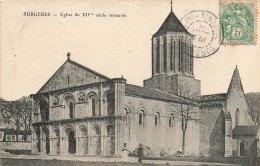 Surgères * Place De L'église Du XIIème Siècle Restaurée - Surgères