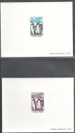 2 Epreuve De Luxe Taaf/fsat Manchots  YVT 86/88 - Imperforates, Proofs & Errors