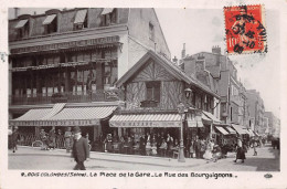 Bois Colombes          92      Place De La Gare  Et Rue Des Bourguignons     N° 2   (voir Scan) - Other & Unclassified