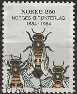 NORWAY 1984 Centenary Of Norwegian Beekeeping Society - 2k50 - Honey Bees FU - Usados