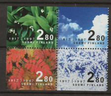 1997 MNH.Finland M 1392-95, Postfris** - Unused Stamps