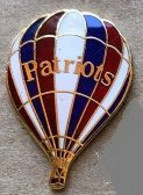 MONTGOLFIERE - BALLON - BALLOON - PATRIOTS - USA - AMERIQUE - US -           (33) - Airships