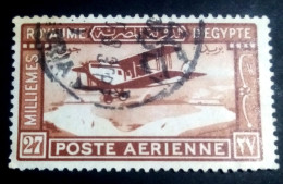 Egypt 1926 - First Egyptian Air Mail, 27 Milliemes, - VF, Rare - Gebruikt