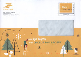 FRANCE  2023   PAP  Enveloppe Prêt à Poster   " CLUB PHILAPOSTE  "  Montimbramoi  International 250 Gr. - Pseudo-entiers Officiels