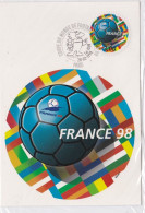 Carte Maximum--1998 -- Coupe Du Monde De Football  France 98 -- Cachet  PARIS --75 ----Neuve Sous Blister - 1990-1999