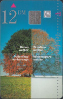 GERMANY S02/96 - Natur - Baum - Wetterbericht - Tree - Weather Report - Nature - S-Series : Sportelli Con Pubblicità Di Terzi