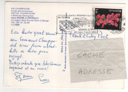 Timbre , Stamp Yvert N° 1307 " Jardin Exotique " Sur CP , Carte , Postcard - Lettres & Documents