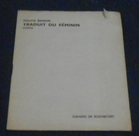 Traduit Du Féminin - Autores Franceses