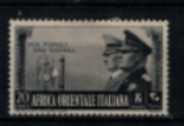 Afrique Orientale Italienne - "Effigies De Mussolini Et D'Hilter" - Neuf N° 38 De 1941 - Africa (Other)