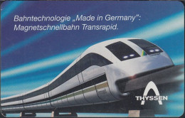 GERMANY S16/96 - Thyssen - Eisenbahn - Transrapid - Train - S-Series : Tills With Third Part Ads