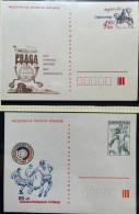 Czechoslovakia 1974 -1986 Unused Commemorative Stationery Postal Cards  (28 Pieces) - Cartes Postales