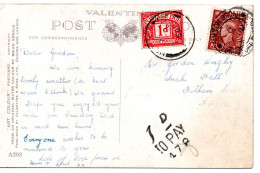 72691 - Grossbritannien - 1950 - 1.5d KGVI EF A AnsKte -> HOTHAM ..., M 1d Nachporto - Postage Due