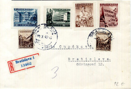 SLOVACCHIA, Slovensko, Storia Postale & Annulli - 1943 - Lettres & Documents