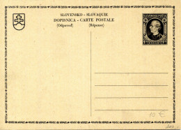 SLOVACCHIA, Slovensko, Storia Postale & Annulli - Intero Postale Nuovo - Lettres & Documents