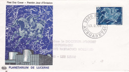 Suisse -- FDC --1969--Planétarium De Lucerne---Cachet BERNE - FDC