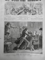 1875 DRAME ASSASSINAT MEUTRE COMTE FAVROL JEANNE LAFRESNAIE 1 JOURNAL ANCIEN - Historische Dokumente