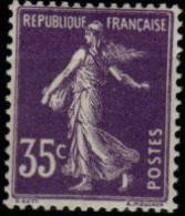 FRANCE - YT N° 136 " TYPE SEMEUSE FOND PLEIN" Neuf LUXE**. Bas Prix, A Saisir. - 1906-38 Säerin, Untergrund Glatt